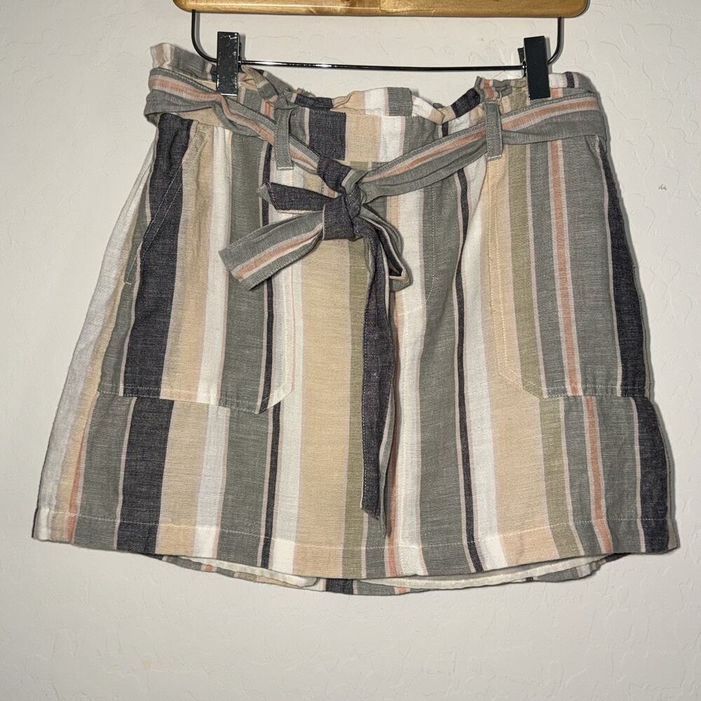 American Eagle Womens Mini Skirt Youth Teen Size Size Medium Beige Earthy Tones